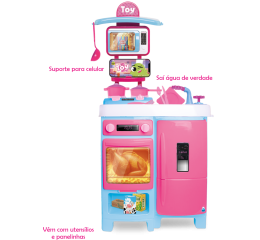 LINDA COZINHA TOY CHEF C/ACESS. 92CM 0575